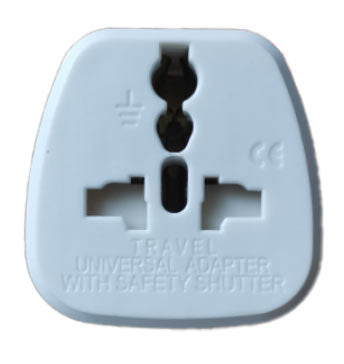 Lamtech Universal Travel Adapter With Shutter