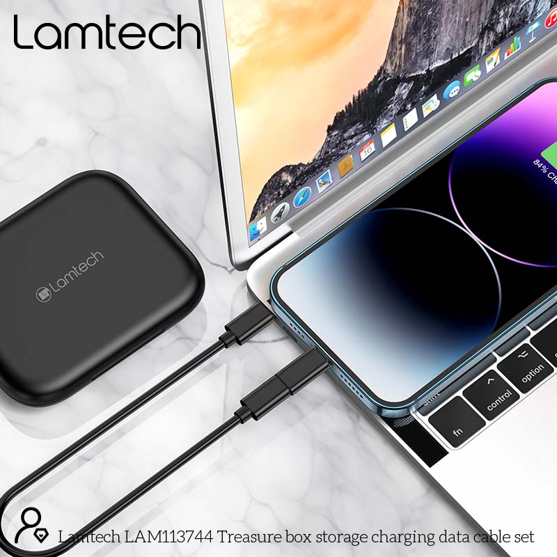 Lamtech All In One Charging Data Cable Set With Storage Case