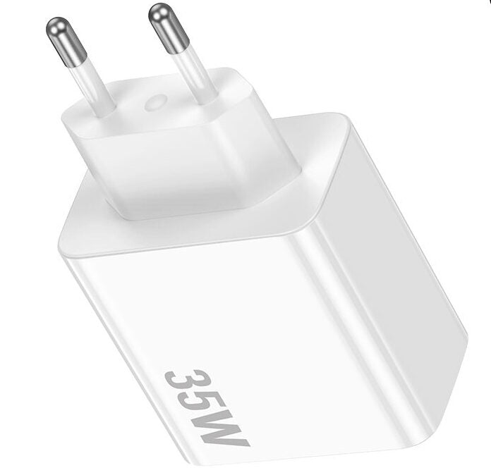 Lamtech Dual Type C Fast Charger Pd35 W White