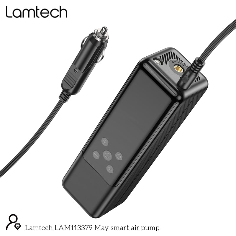 Lamtech Car Tire Pump Dc12 V 3.5 Bar With Lcd Screen