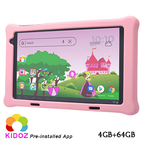 Lamtech Octa Core Kid Tablet 8' 4 Gb+64 Gb Android 14 Coral Pink Princess