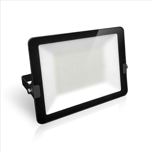 ΠΡΟΒΟΛΕΑΣ LED 100W ΜΑΥΡΟ 6500k S.SLIM DOB