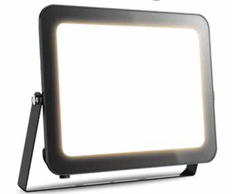 ΠΡΟΒΟΛΕΑΣ LED 200W ΜΑΥΡΟ 3000k S.SLIM DOB