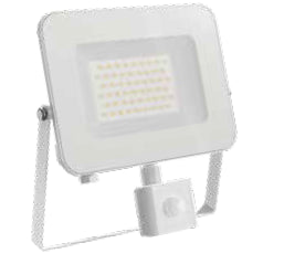 ΠΡΟΒΟΛΕΑΣ LED ΜΕ PIR SENSOR 30W 6500K ΛΕΥΚΟΣ S.SLIM