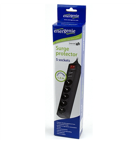 Energenie Surge Protector 5 Sockets 1,5 M