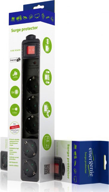 Energenie Surge Protector 5 Sockets 3 M