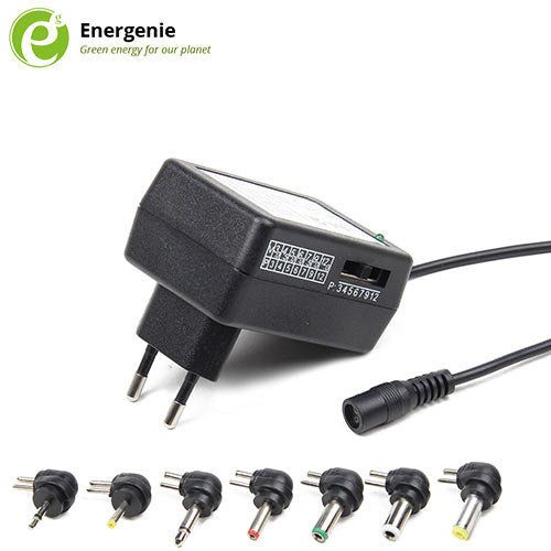 Energenie 12 W Universal Ac Dc Adapter