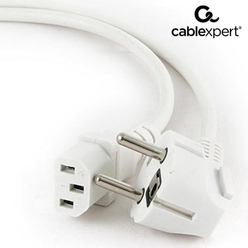 Cablexpert Power Cord C13 Vde Approved White 1,8m