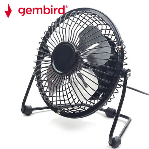 Gembird Usb 4' Desktop Fan Black