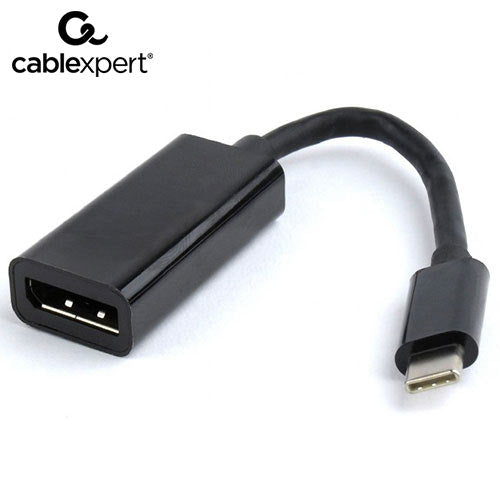 Cablexpert Usb C To Display Port Adapter Black