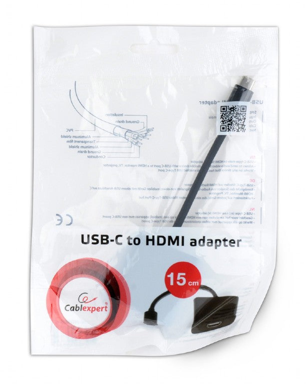 Cablexpert Usb C To Hdmi Adapter Black
