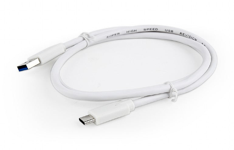 Cablexpert Usb 3.0 Am To Type C Cable 1 M White