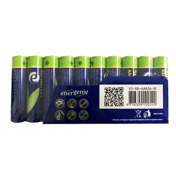 Energenie Super Alkaline Aaa Batterry 10 Pack