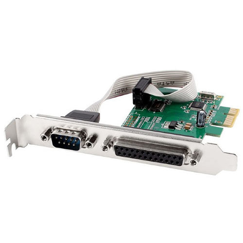 Gembird Com Serial Port+Lpt Port Pci Express Add On Card With Extra Low Profile Bracket