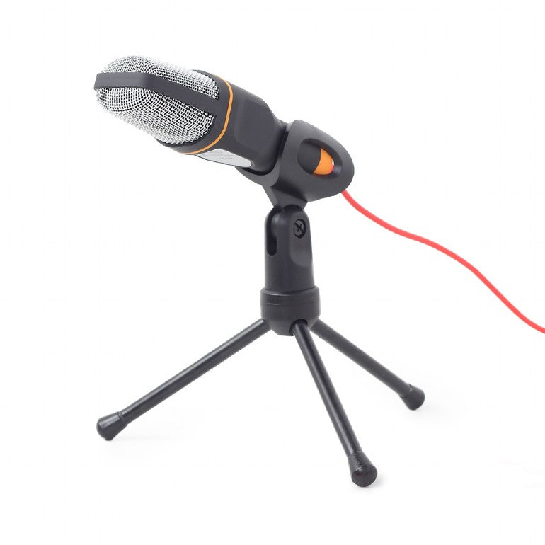Gembird Desktop Microphone With A Tripod Black