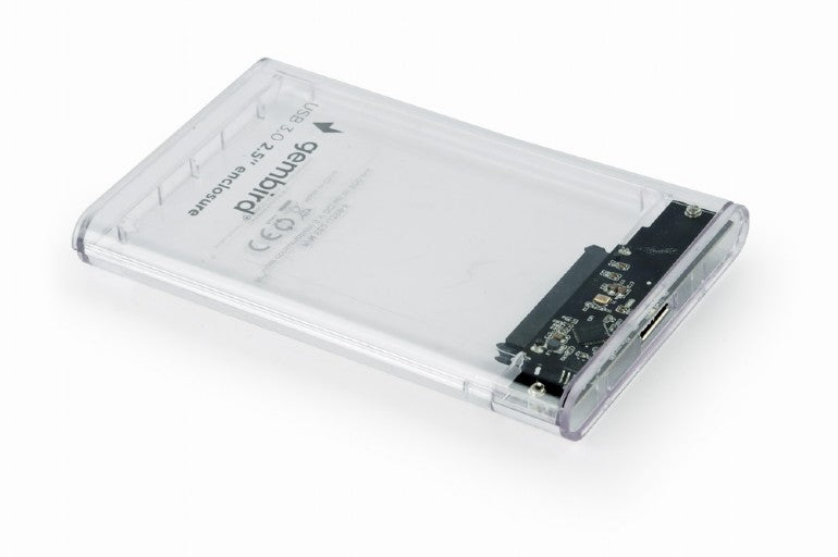 Gembird Usb 3,0 2,5' Enclosure For 9,5 Mm Drive Transparent Plastic