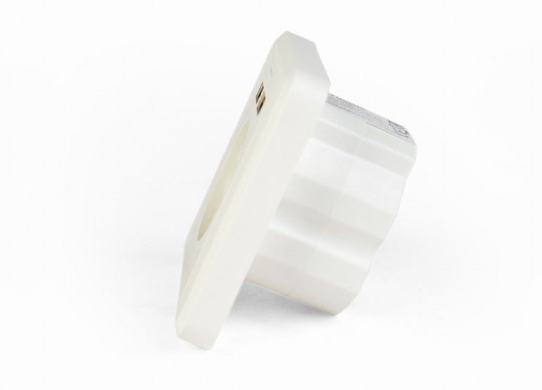 Energenie Ac Wall Socket With 2 Port Usb Charger 2,4 A White