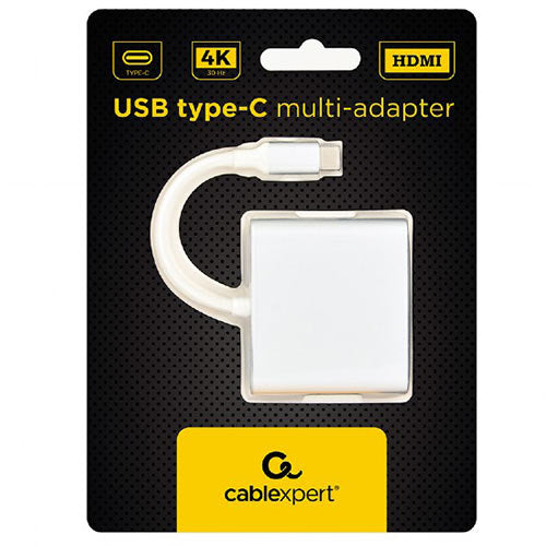 Cablexpert Usb Type C Multi Adapter Silver