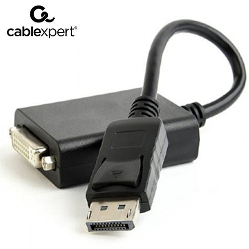 Cablexpert Displayport V1.2 To Dual Link Dvi Adapter With Cable Black