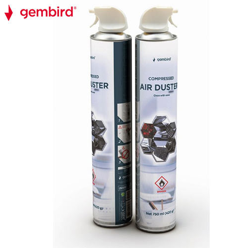Gembird Compressed Air Duster Flammable 750 Ml