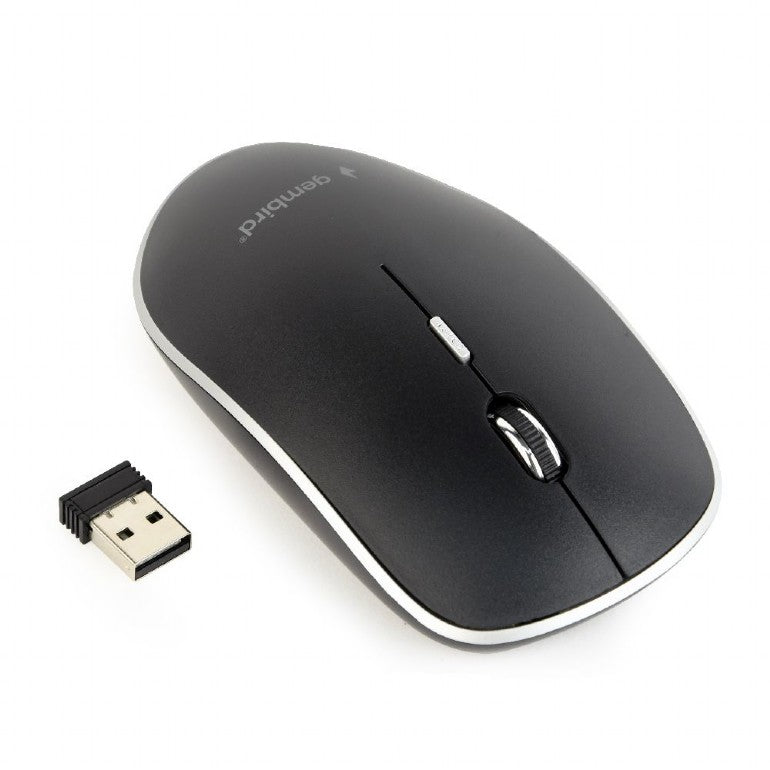 Gembird Silent Wireless Optical Mouse Black