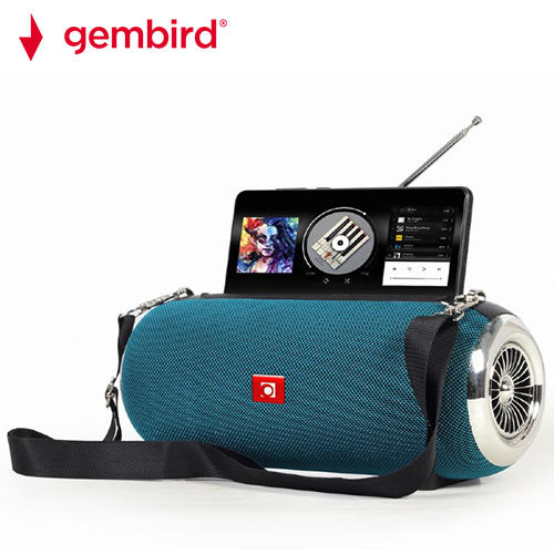 Gembird Portable Bluetooth Speaker With Antenna Green
