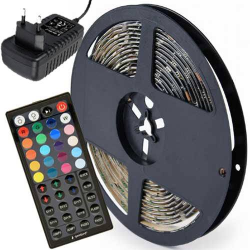 Gembird Rgb Led Strip With Power Supply 5 M