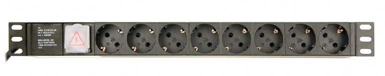 Energenie Pdu 8 Schuko Sockets 1 U 10 A C14 Plug 3 M
