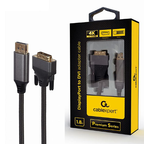 Cablexpert Displayport To Dvi Adapter Cable Premium Series 4 K 1,8 M Retail Pack