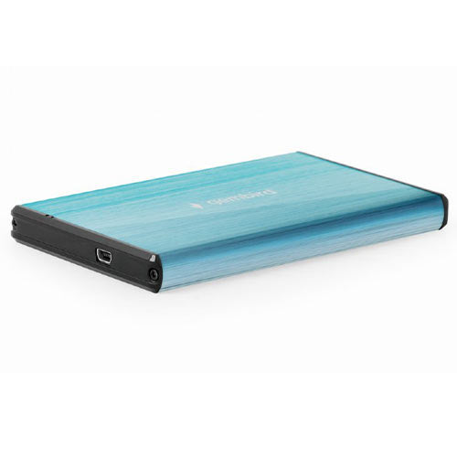 Gembird Usb 3.0 2.5' Enclosure Brushed Aluminum Blue