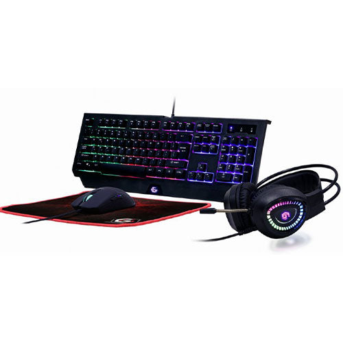 Gembird 4 In 1 Backlight Gaming Kit 'Phantom'