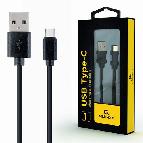 Cablexpert Usb2,0 Am To Type C Cable 1 M Black Retail Pack