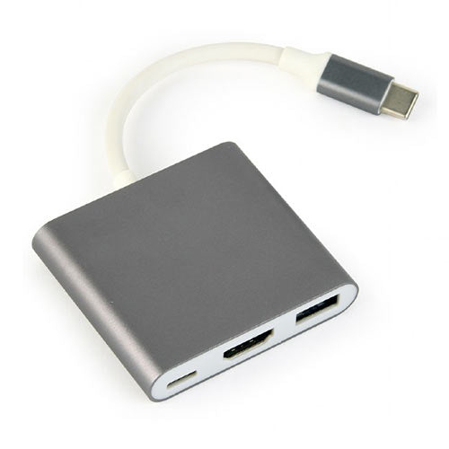 Cablexpert Usb Type C Multi Adapter Space Grey