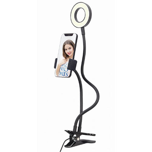 Gembird Selfie Ring Light With Phone Holder