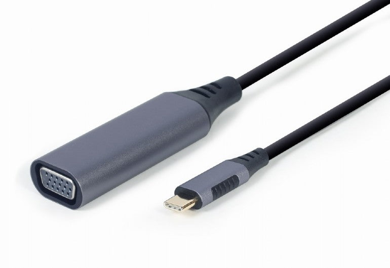 CABLEXPERT USB TYPE-C TO VGA DISPLAY ADAPTER SPACE GREY RETAIL PACK