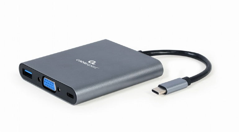 Cablexpert Usb Type C 6 In 1 Multi Port Adapter Space Grey