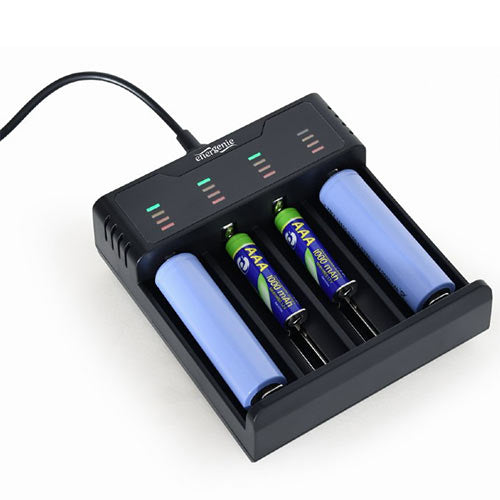 Energenie Ni Mh + Li Ion Fast Battery Charger Black