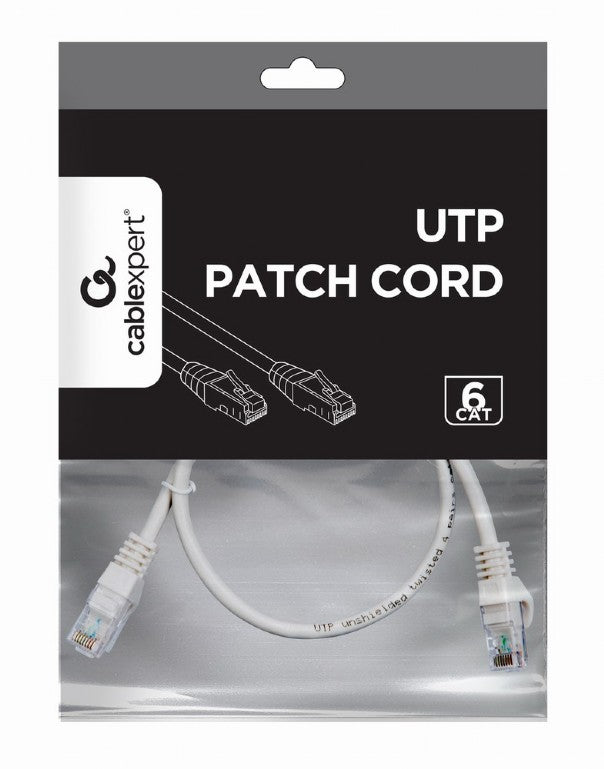 Cablexpert Utp Cat6 Patch Cord 0.5 M Grey