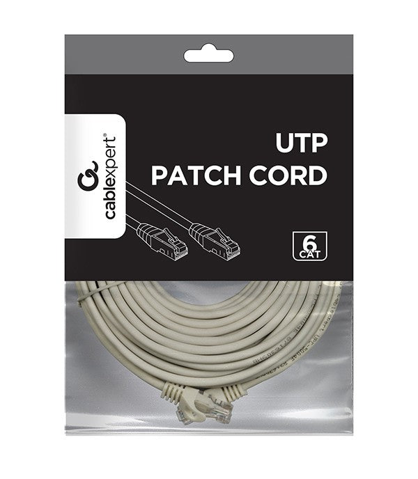 CABLEXPERT UTP CAT6 PATCH CORD 15M GREY
