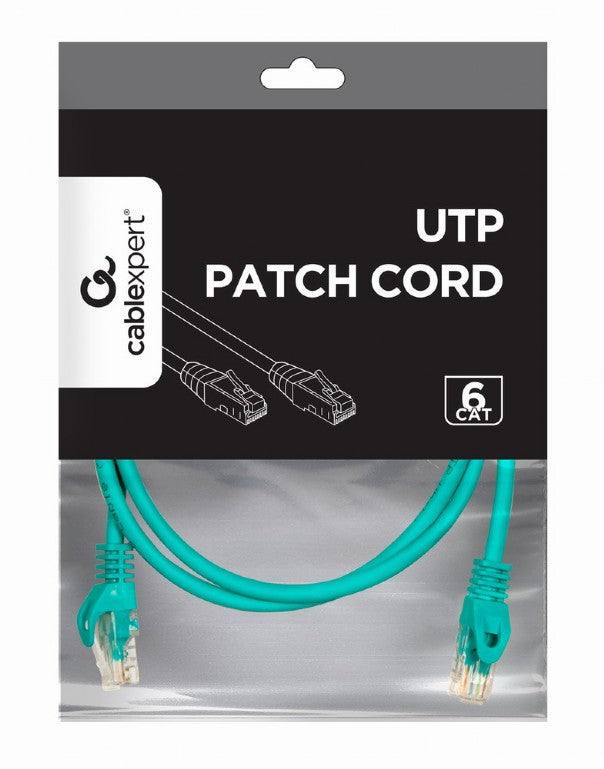 CABLEXPERT UTP CAT6 PATCH CORD 2M GREEN
