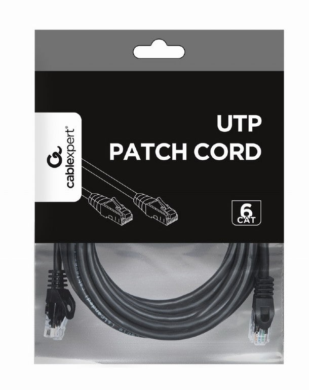 Cablexpert Utp Cat6 Patch Cord 5 M Black