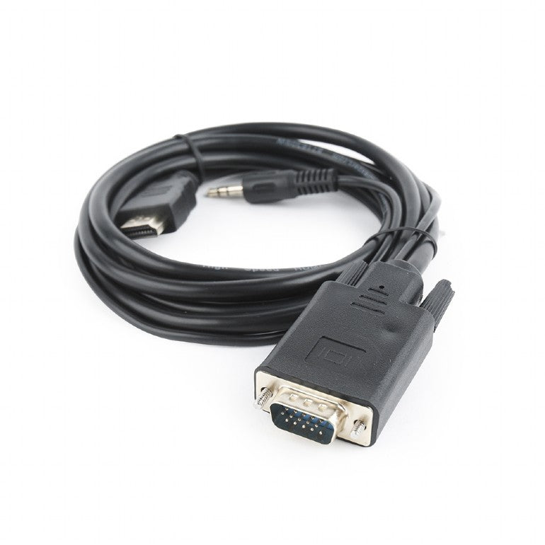 Cablexpert Hdmi To Vga And Audio Adapter Cable Single Port 3 M Black
