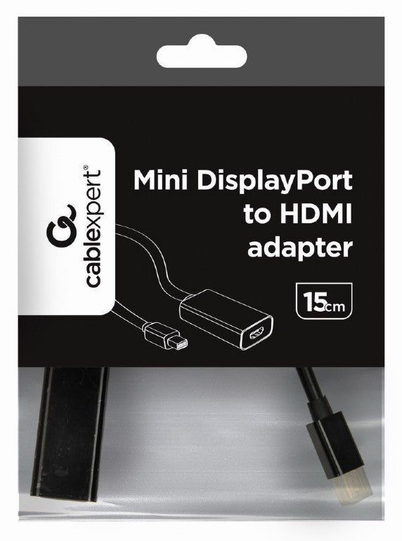 Cablexpert Mini Displayport To Hdmi Adapter Cable Black