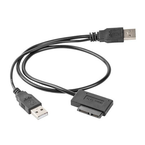 Cablexpert External Usb To Sata Adapter For Slim Sata Ssd, Dvd