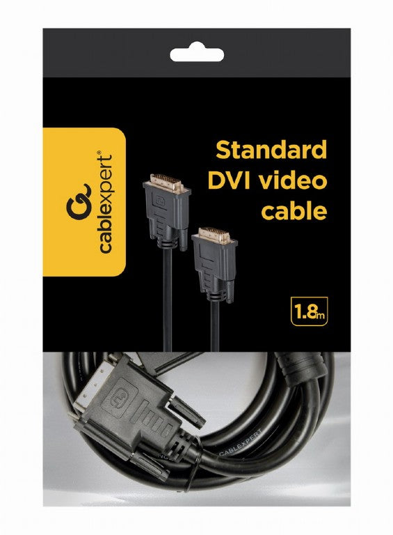 Cablexpert Dvi Video Cable Single Link Cable Black 1,8 M
