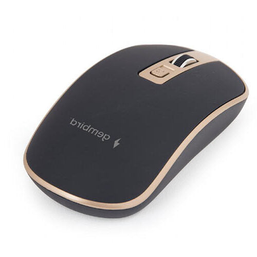 Gembird Wireless Optical Mouse Black Gold