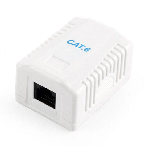 Cablexpert Cat6 Utp Single Port Surface Mount Box