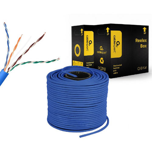Cablexpert Cat5e Utp Lan Cable (Cca), Solid, 305 M Blue