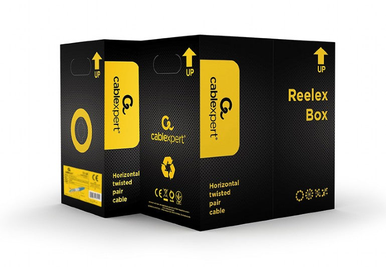 Cablexpert Cat5e Utp Lan Cable (Cca), Solid, 305 M Blue