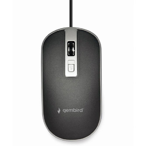 Gembird Usb Wired Optical Mouse Black/Silver